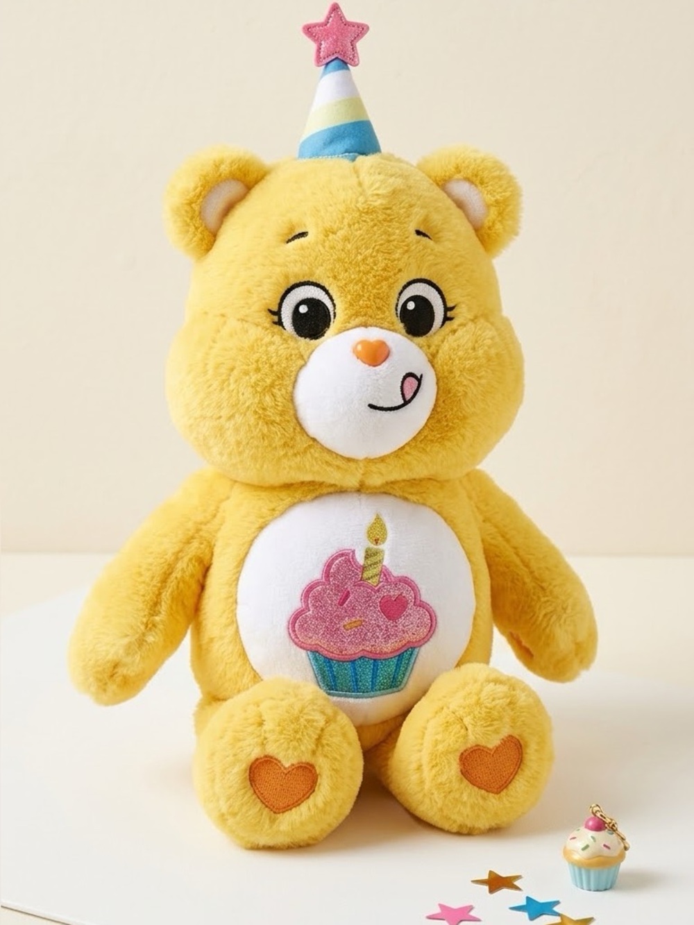 Care Bears Unlock The Magic Birthday Bear Scented Plush Yellow 2021 16”
